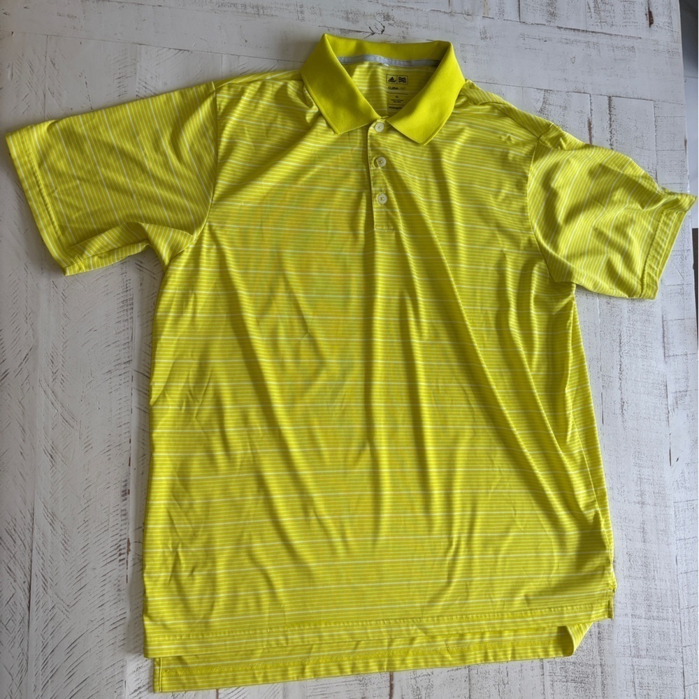 Adidas Men's Yellow Polo Shirt -Xl - Picture 4 of 11